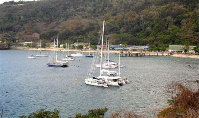 World ARC fleet at Christmas Island © World Cruising Club http://www.worldcruising.com